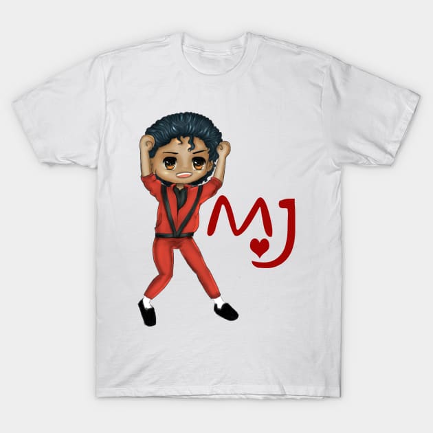 Micheal Jackson chibi T-Shirt by  Chirido_Bin